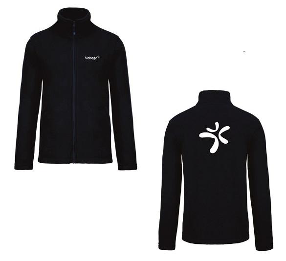 H.Fleecejacke mit Direkteinstickung  "Vebego"